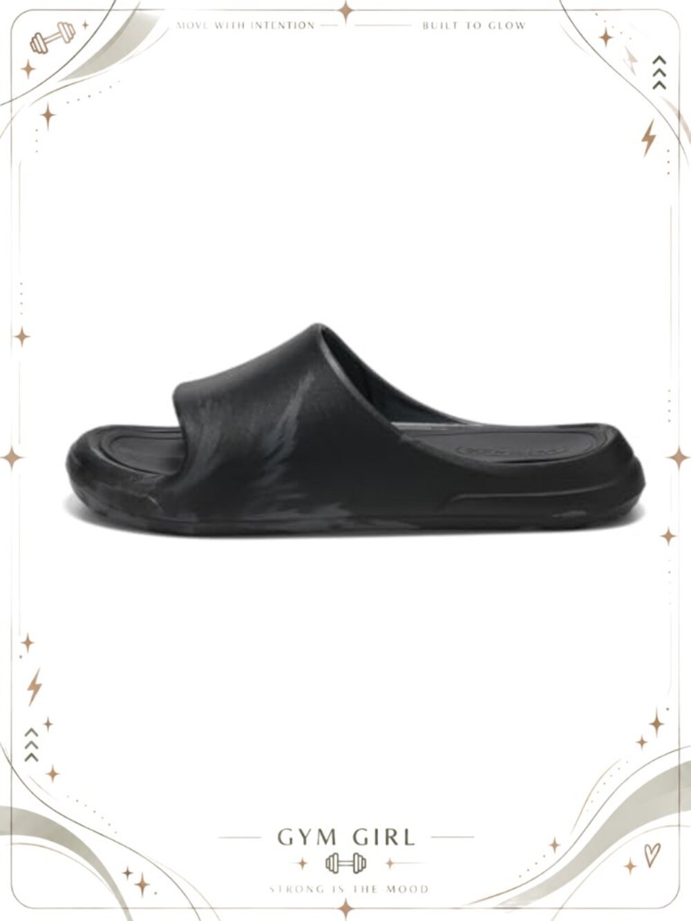 Men's Cushioned Slip-On Slides with Arch Support & Anti-Slip Sole